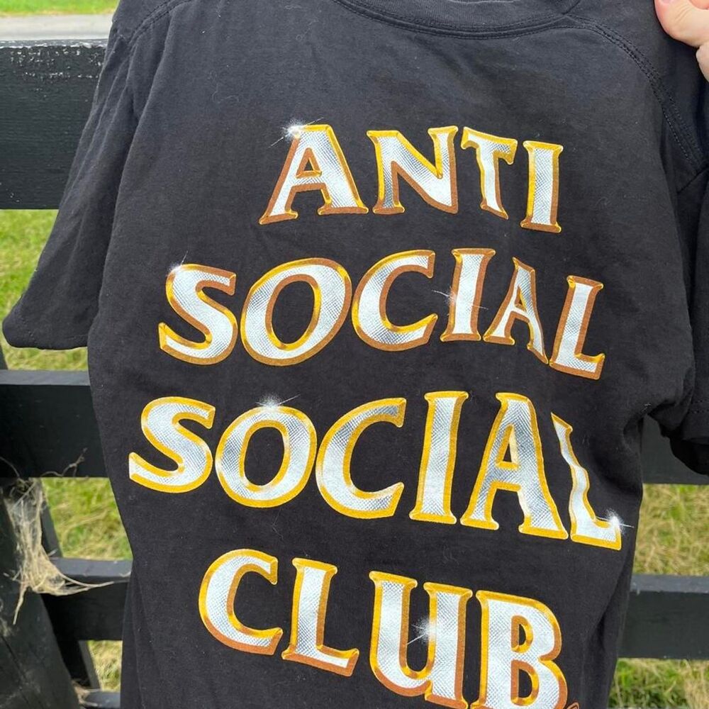 Anti-social-social-club Men's Black T-shirt